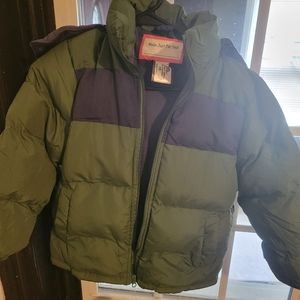 Blue and Green Coat